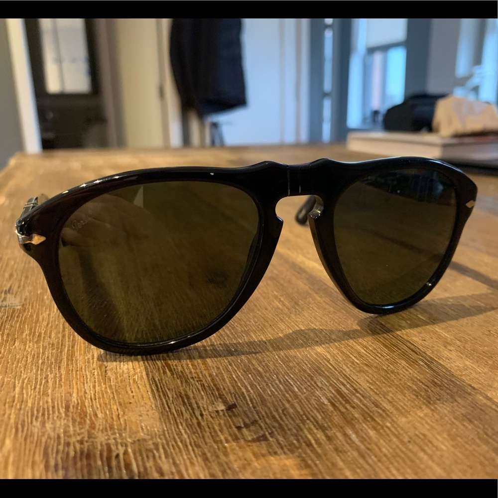 Polarized Persol 649 Black Sunglasses. Worn 5x max